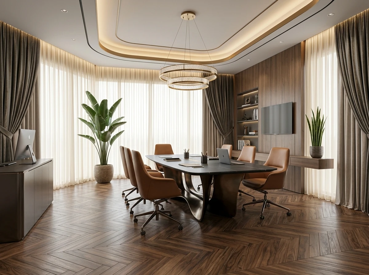 Office finish on a Dubai project