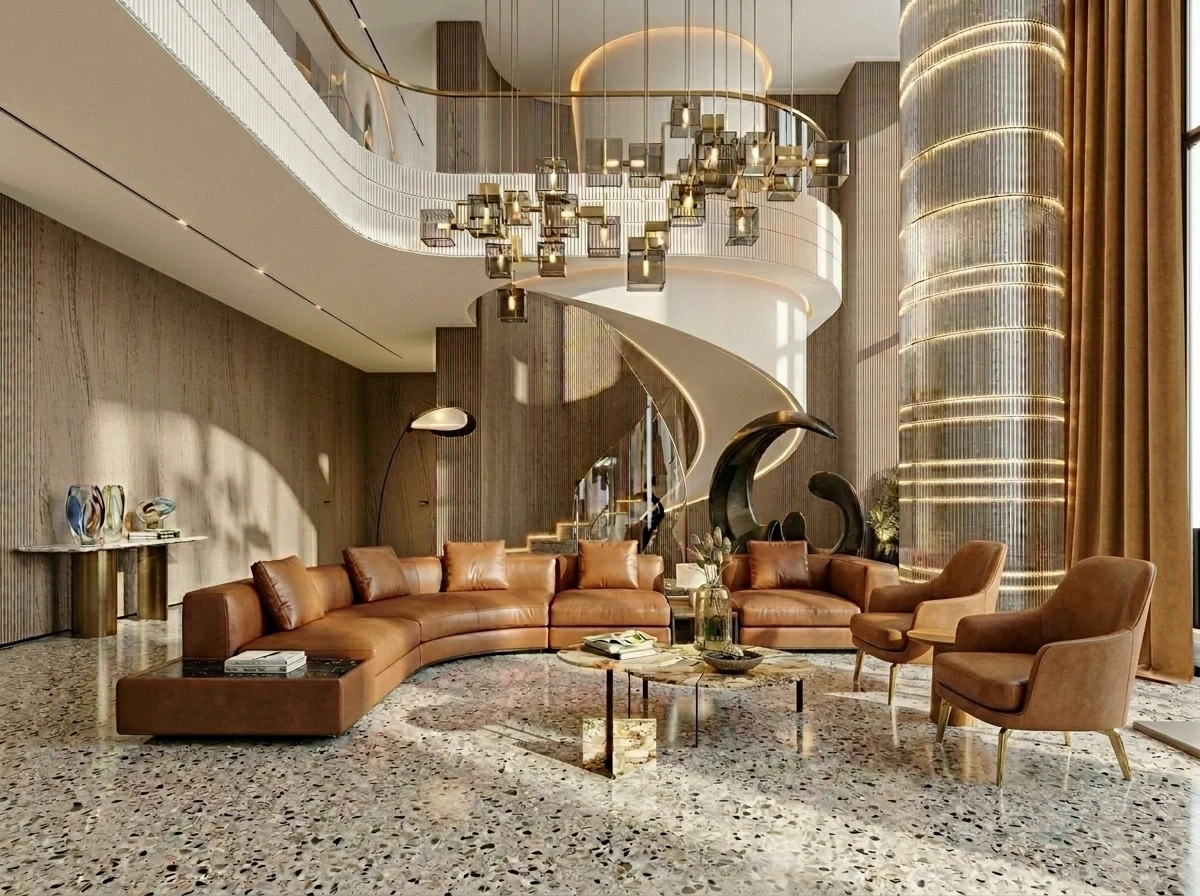 Penthouse finish on a Dubai project