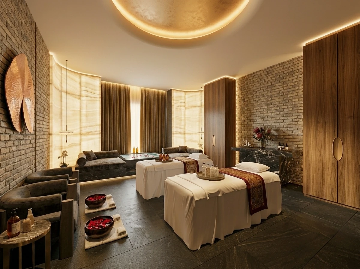 Spa & wellness finish on a Fujairah project