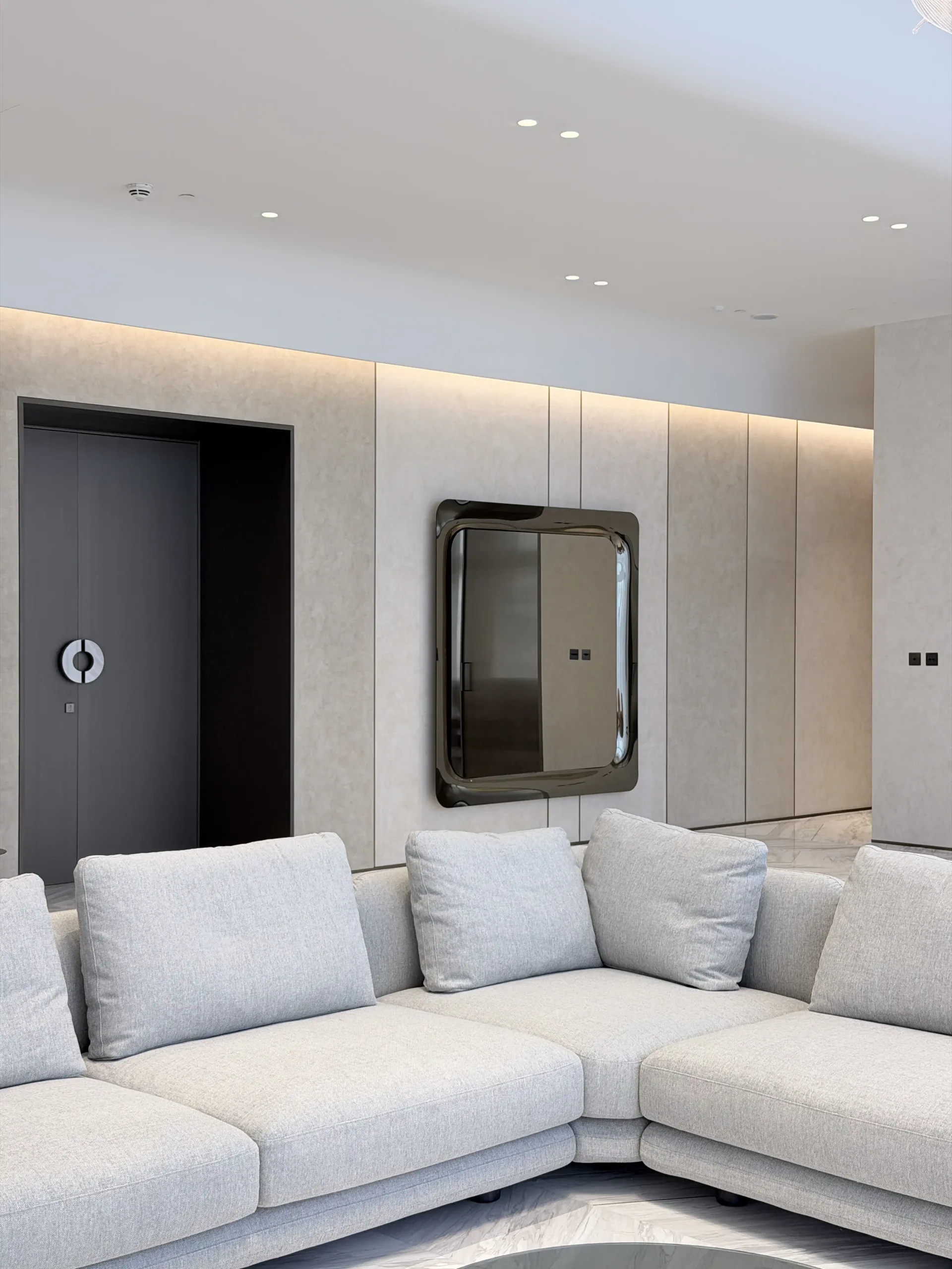 Depth Without Ornament - Study 101, a smooth microcement commercial decorative finish in oyster white