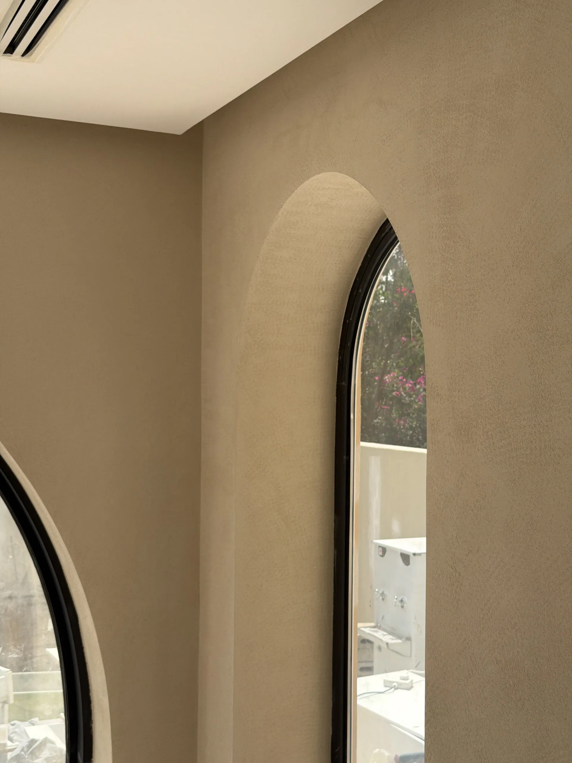 The Texture of Refined Living - Study 103, a matte microcement residential decorative finish in oyster white