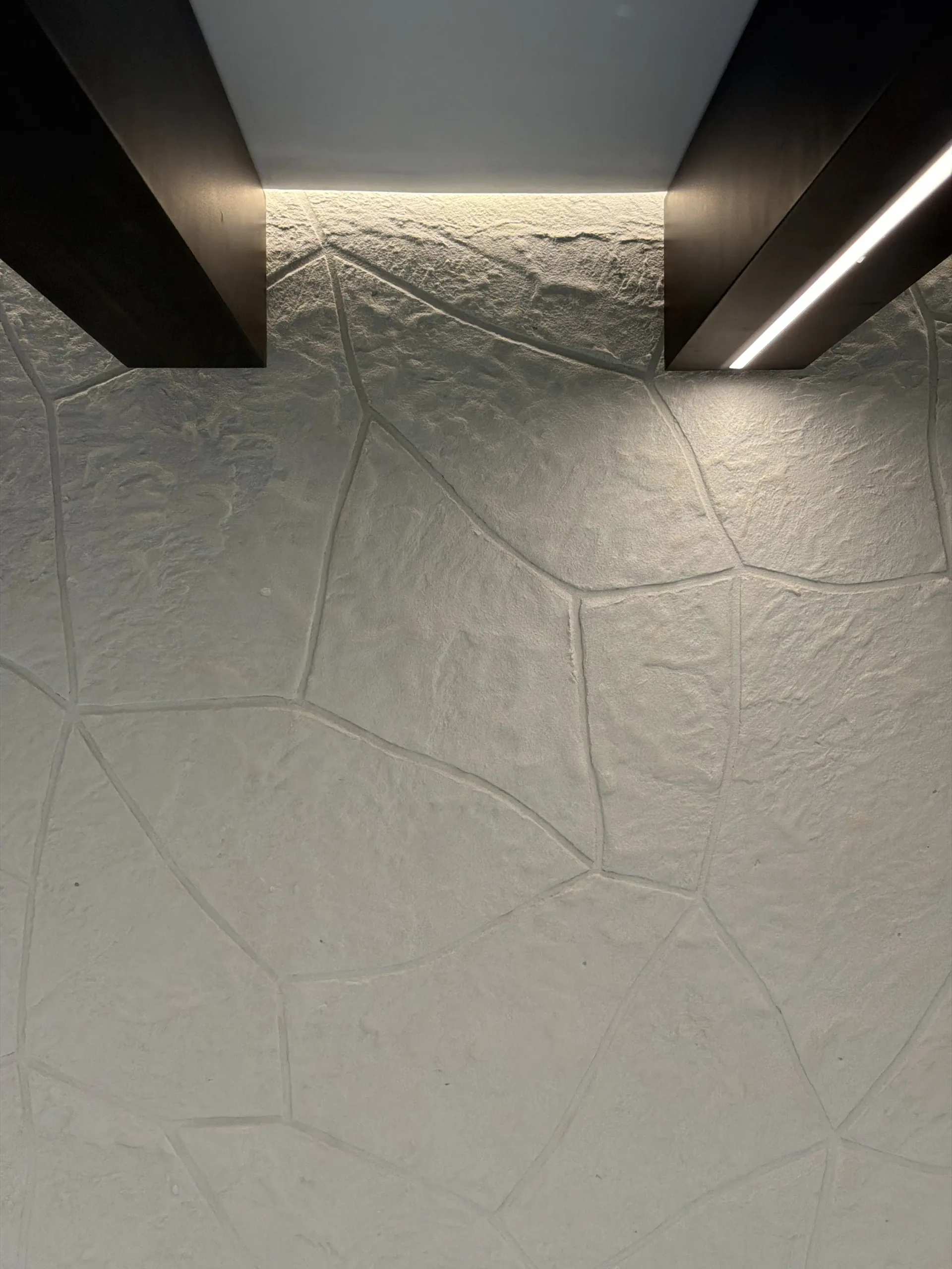 Quiet Luxury in Mineral Layers - Study 111, a marmorino commercial decorative finish in mushroom grey