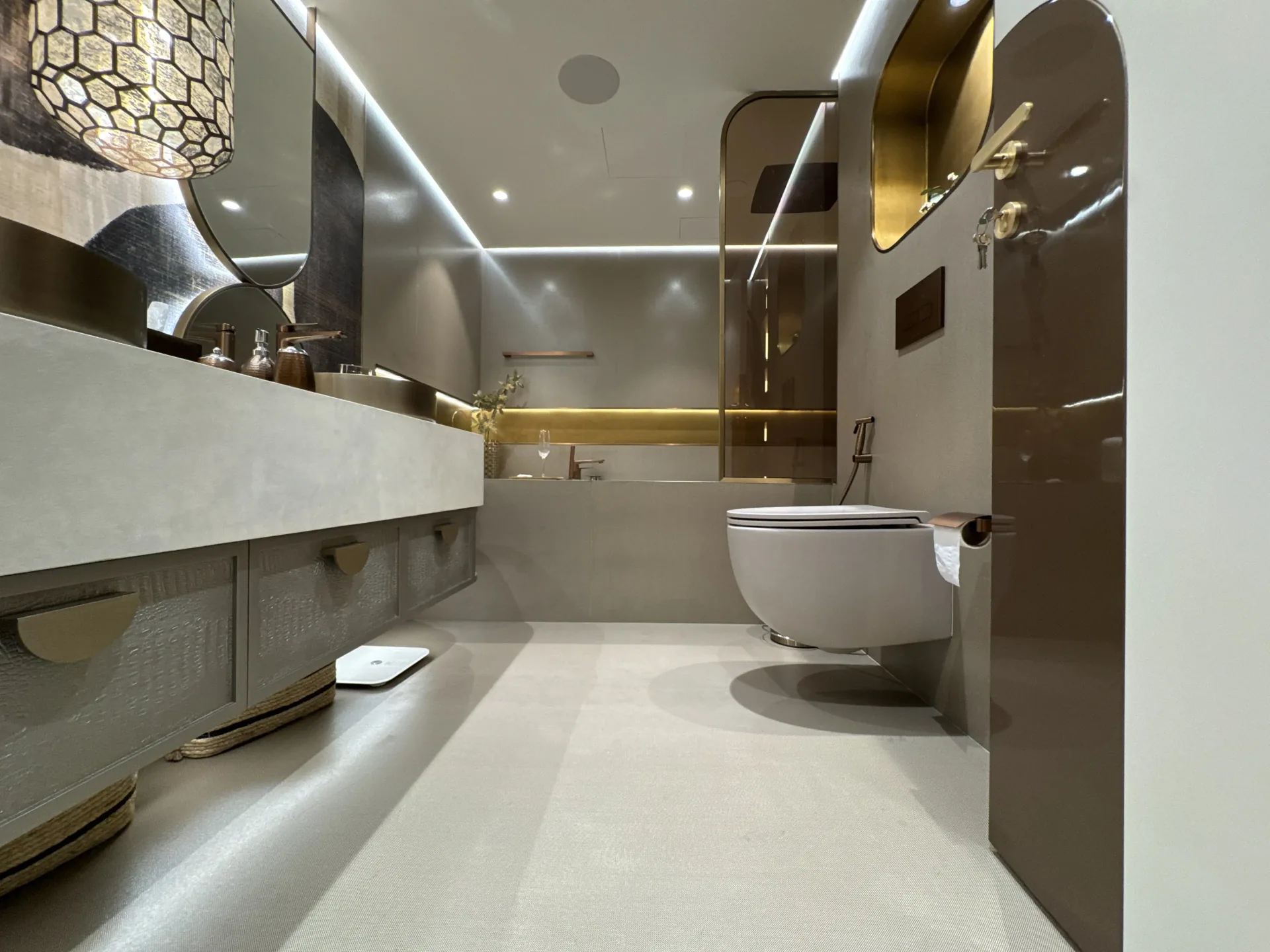 The Texture of Refined Living - Study 115, a matte microcement residential decorative finish in oyster white