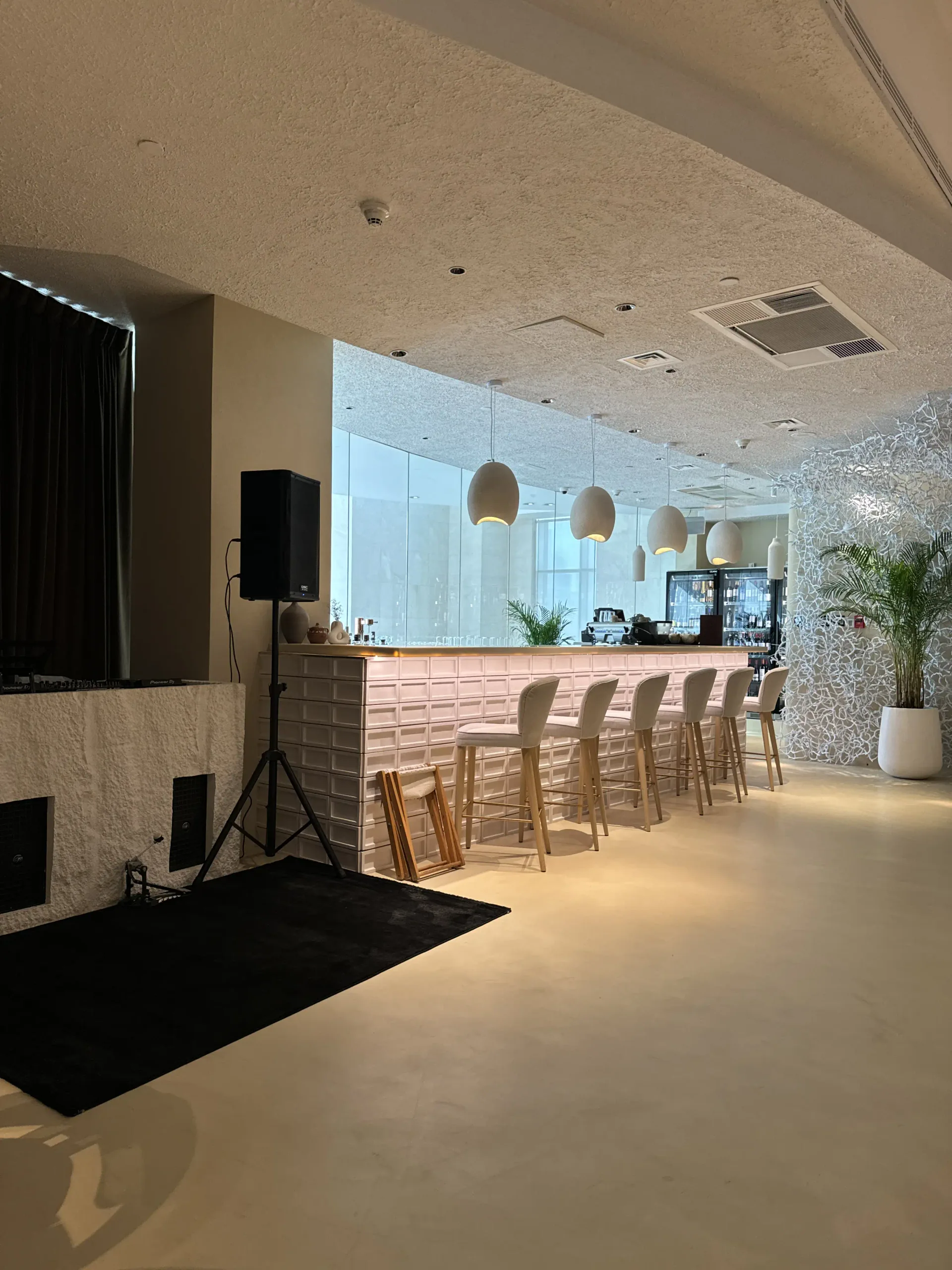 Depth Without Ornament - Study 119, a smooth microcement residential decorative finish in warm putty