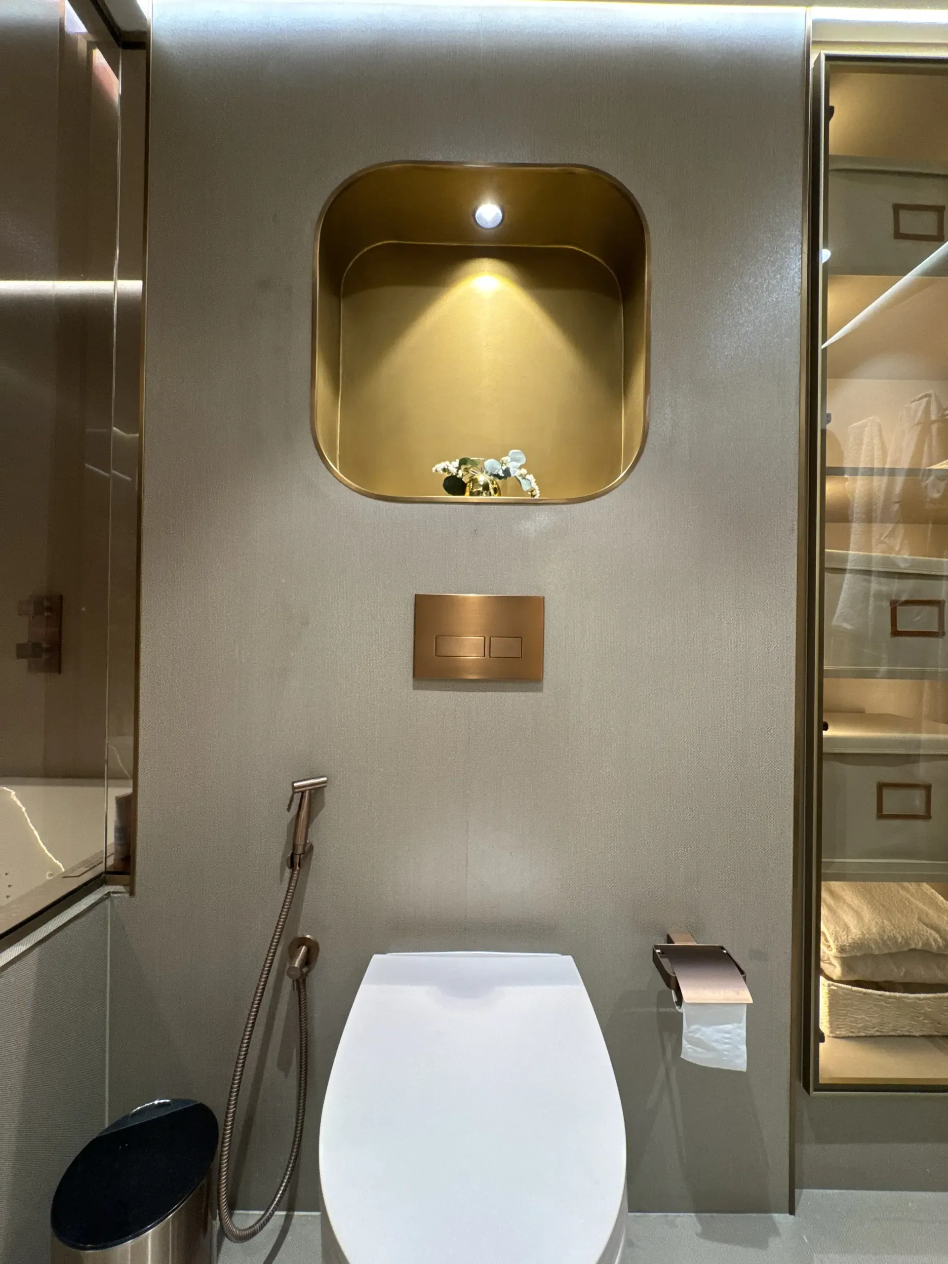 The Texture of Refined Living - Study 121, a matte microcement commercial decorative finish in warm greige