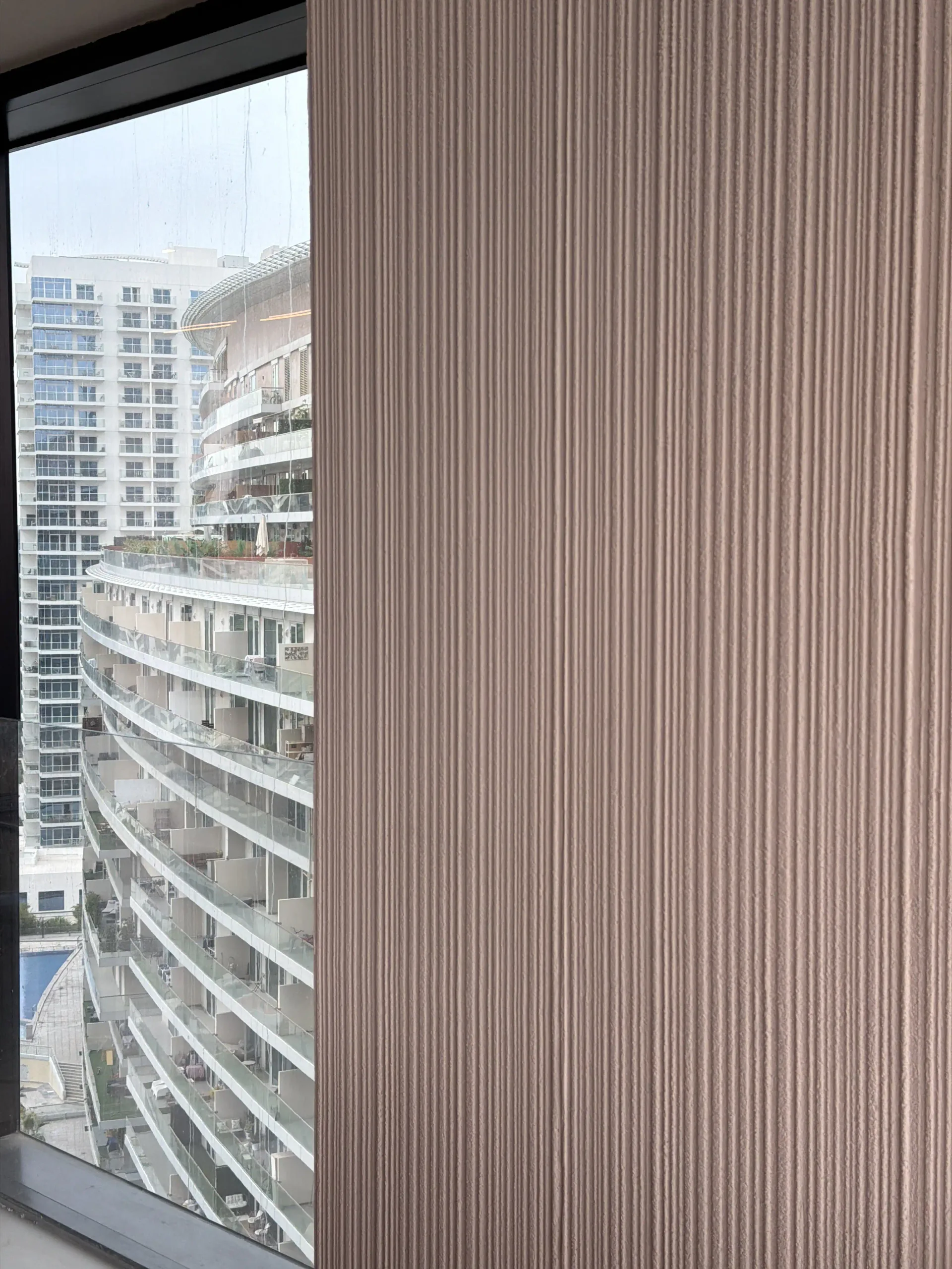 The Texture of Refined Living - Study 133, a matte microcement residential decorative finish in warm greige