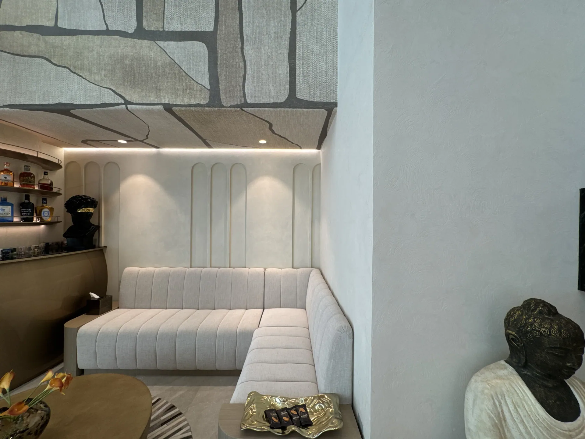 The Texture of Refined Living - Study 157, a matte microcement residential decorative finish in warm greige