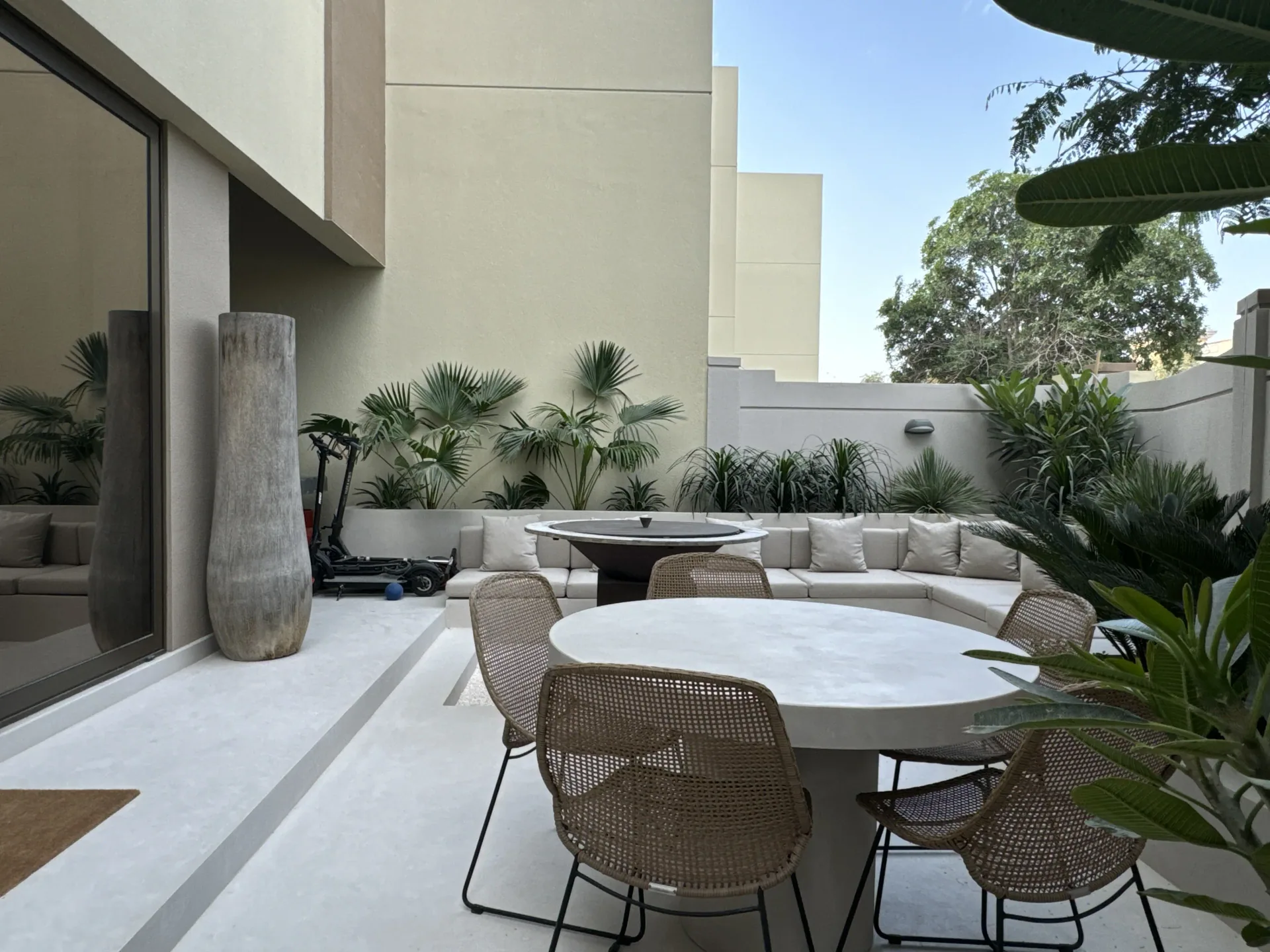 The Texture of Refined Living - Study 43, a matte microcement commercial decorative finish in oyster white