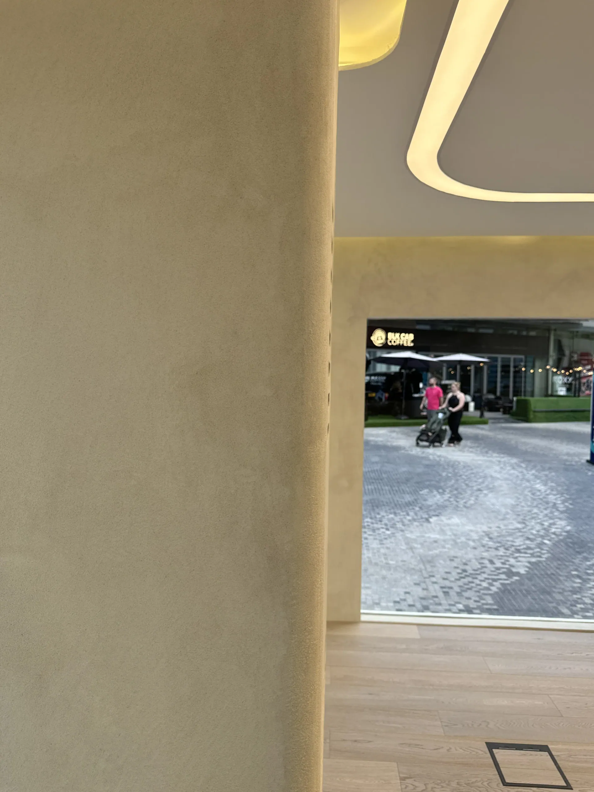 The Texture of Refined Living - Study 55, a matte microcement residential decorative finish in oyster white