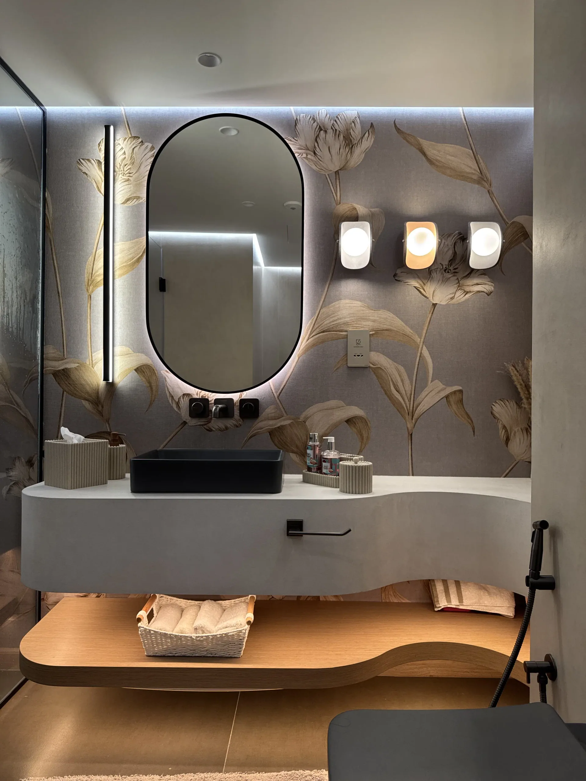 Quiet Luxury in Mineral Layers - Study 69, a marmorino residential decorative finish in travertine cream
