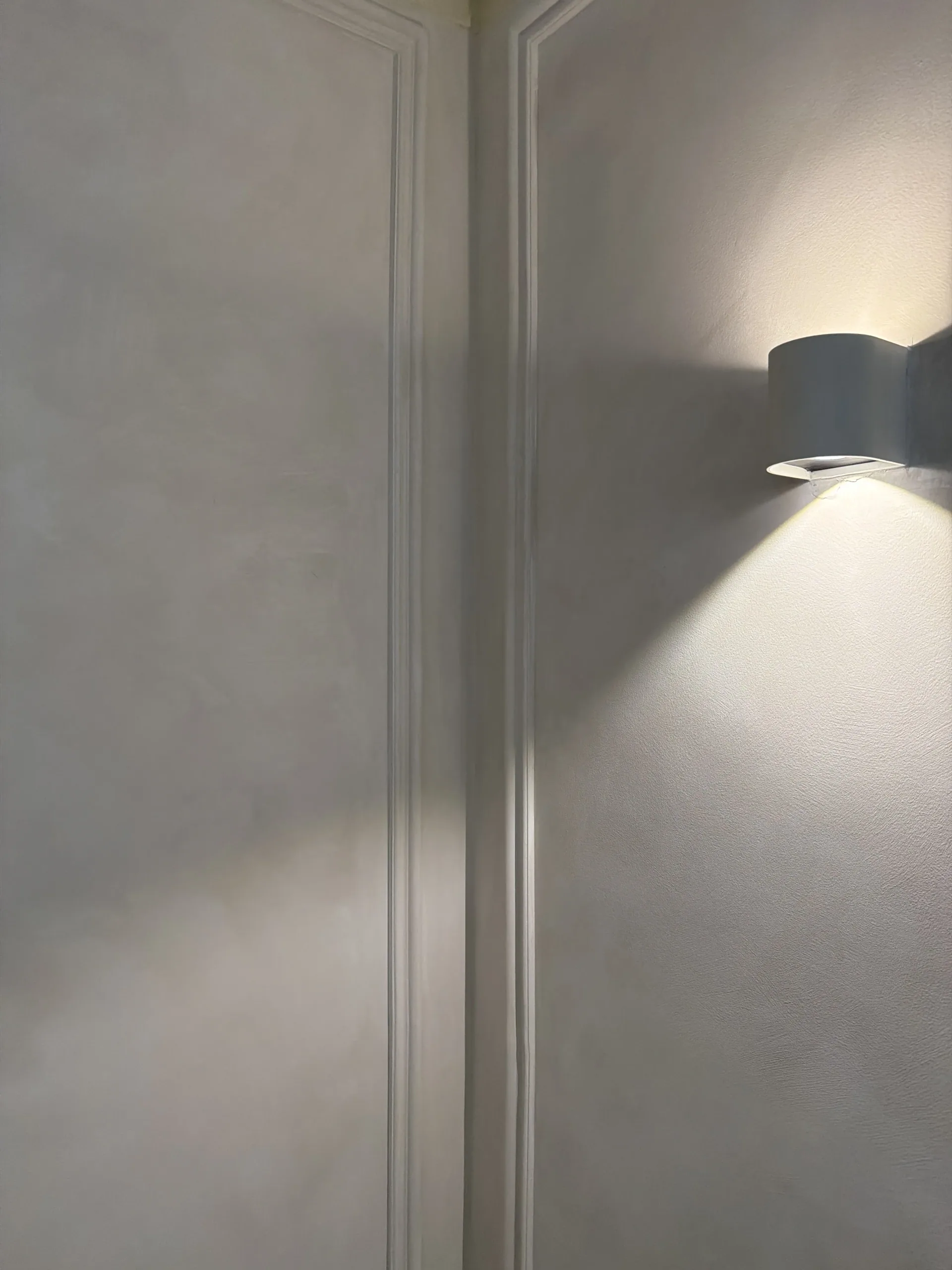 Quiet Luxury in Mineral Layers - Study 81, a marmorino commercial decorative finish in travertine cream