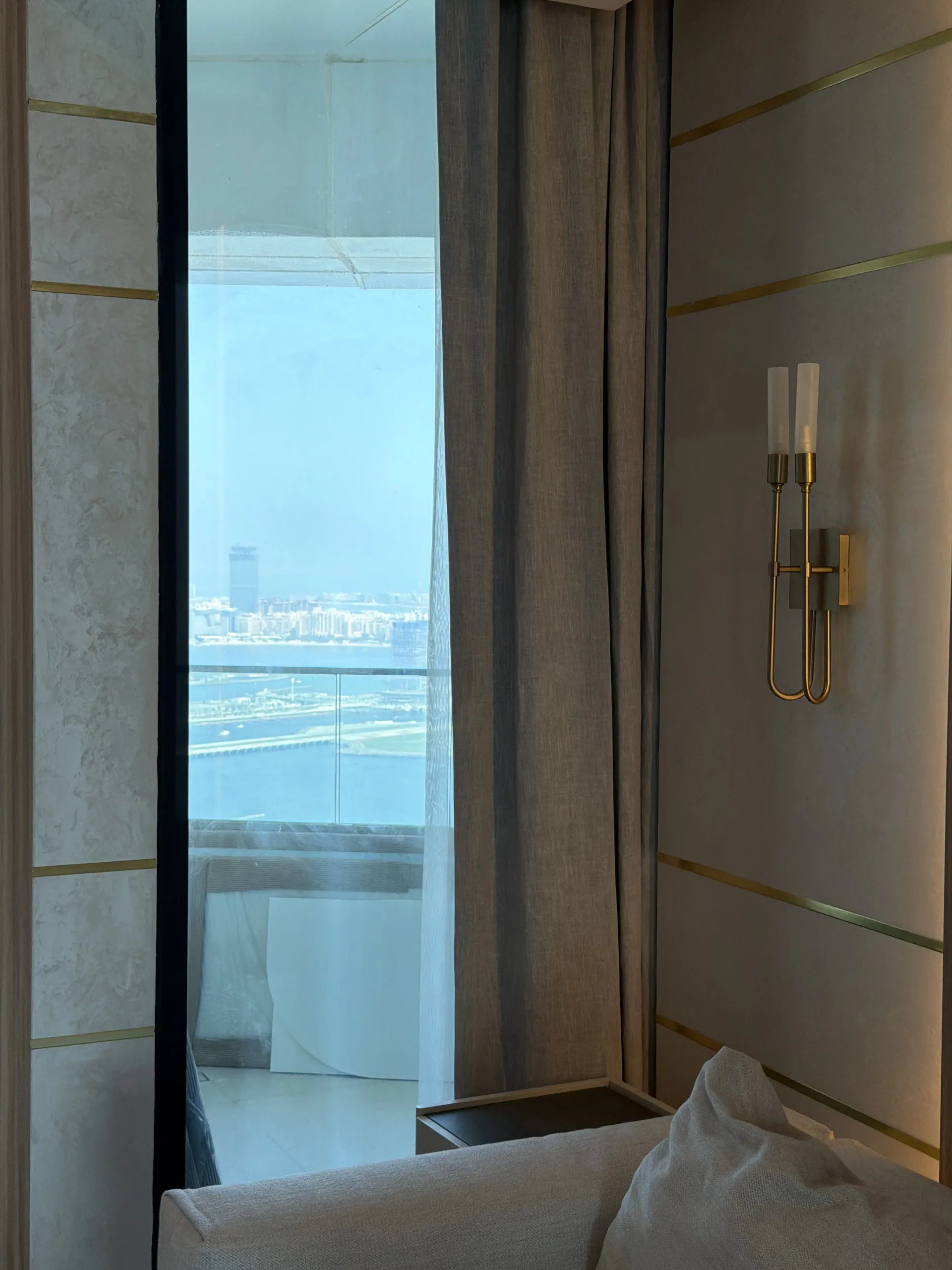 A Calm Continuous Surface - Study 86, a microcement overlay commercial decorative finish in soft taupe