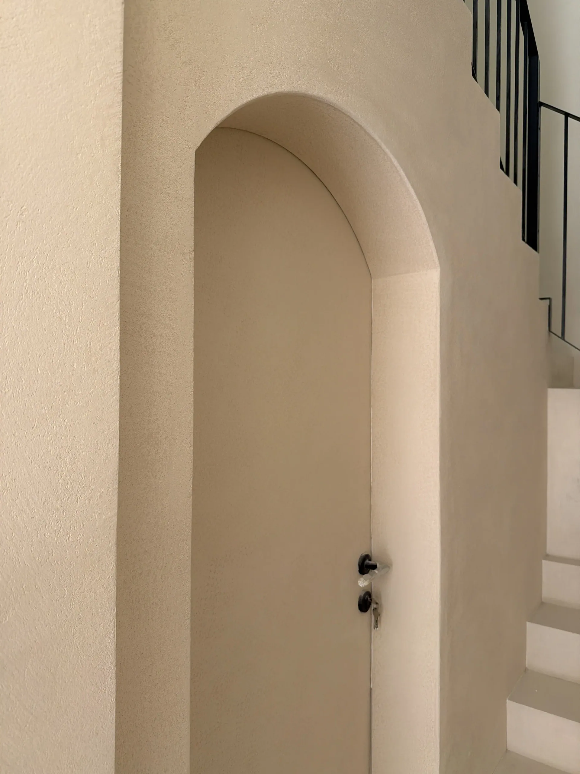 The Texture of Refined Living - Study 97, a matte microcement residential decorative finish in warm greige